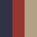 Black Iris/Red Ochre/Twill